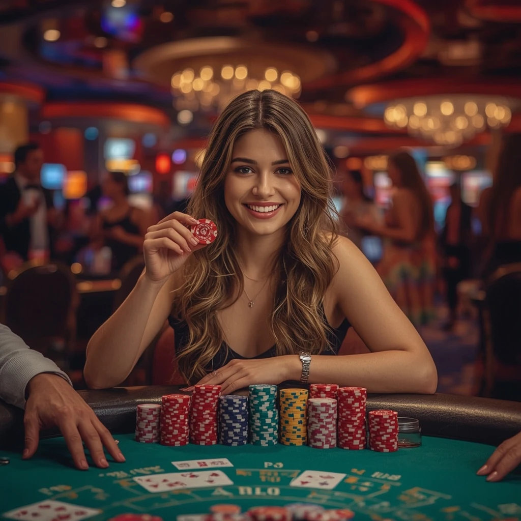 bonus dans les mains de l'homme au casino WHITE LION CASINO