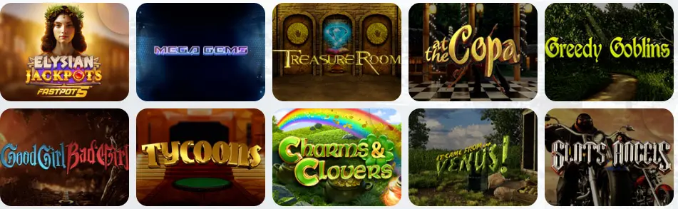 Les Jackpots au WHITE LION CASINO